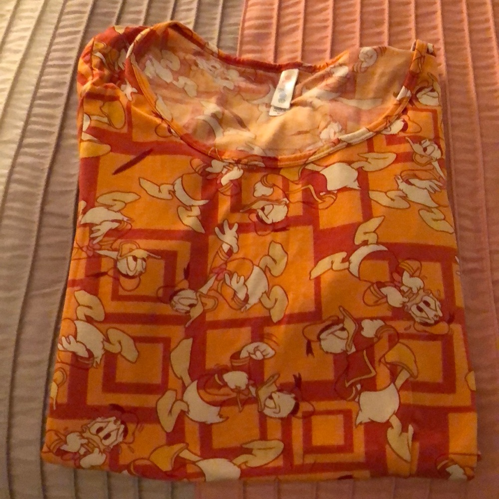 Lularoe Disney XL Donald Duck Classic, euc